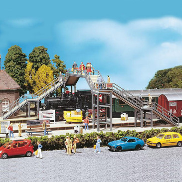 Passerlle piétons HO FALLER 120178 modelisme ferroviaire diorama neuf FALLER