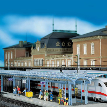Quai de gare HO FALLER 120193 modelisme ferroviaire diorama neuf FALLER