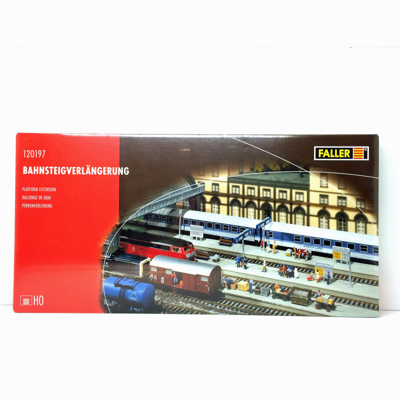 Quai de gare HO FALLER 120197 modelisme ferroviaire diorama neuf FALLER