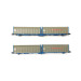 2 Wagons bâché double Lails Transfesa-N-1/160-MFTRAIN 33078/79