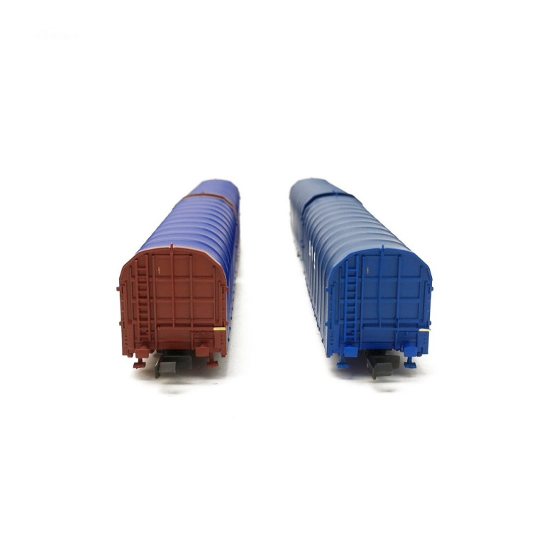 2 Wagons bâché double Lailps EVS-N-1/160-MFTRAIN 33069/70
