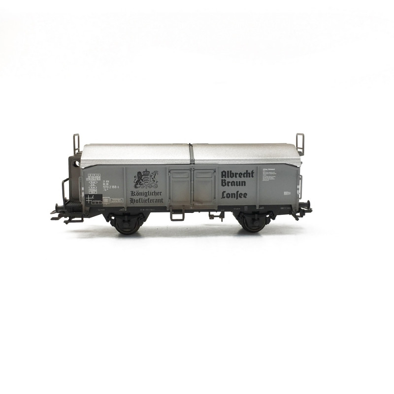 Wagon à toit coulissant Albrecht Braun Ep III-HO 1/87-MARKLIN 45087