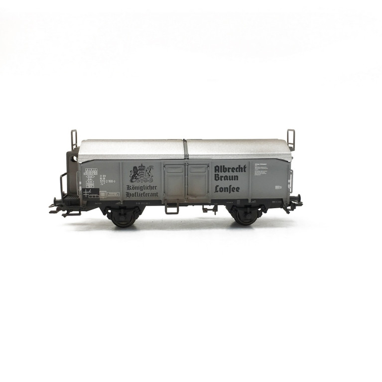 Wagon à toit coulissant Albrecht Braun Ep III-HO 1/87-MARKLIN 45087