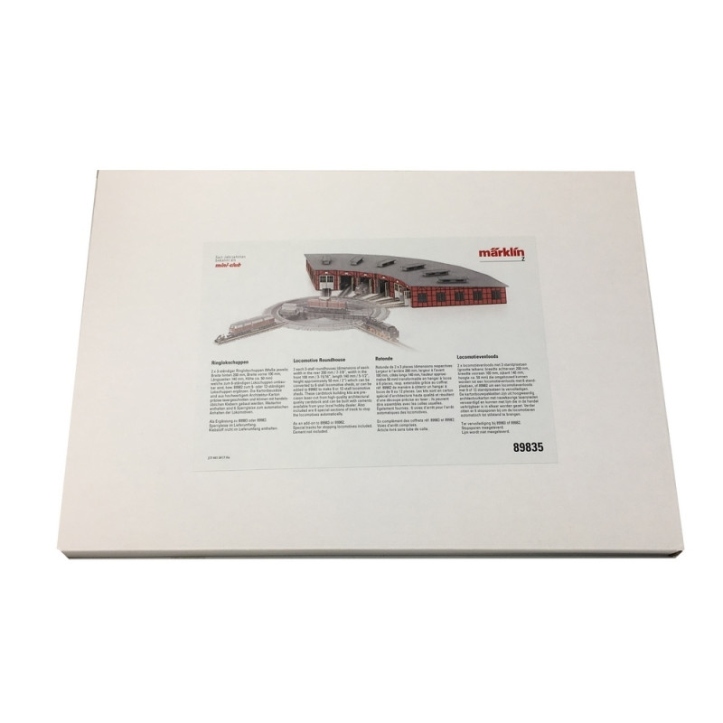 Rotonde remise pour 6 locomotives-Z 1/220-MARKLIN 89835