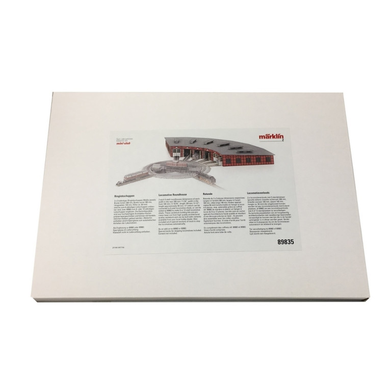 Rotonde remise pour 6 locomotives-Z 1/220-MARKLIN 89835