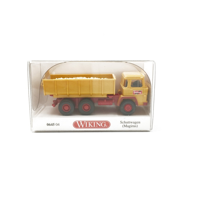 Camion-Benne basculante Magirus-HO 1/87-WIKING 064504