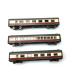 3 voitures supplémentaire de la rame "Alpen-See-Express", DB Ep VI 3R-HO-ROCO 74080