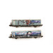 2 wagons HBBILLS-uy SBB CARGO "Tagués" Ep VI-N 1/160-MABAR GN01