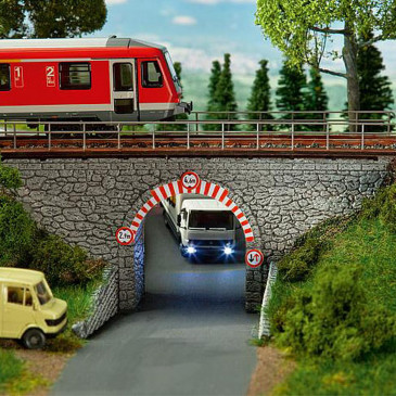Pont à arc HO FALLER 120498 modelisme ferroviaire diorama neuf FALLER