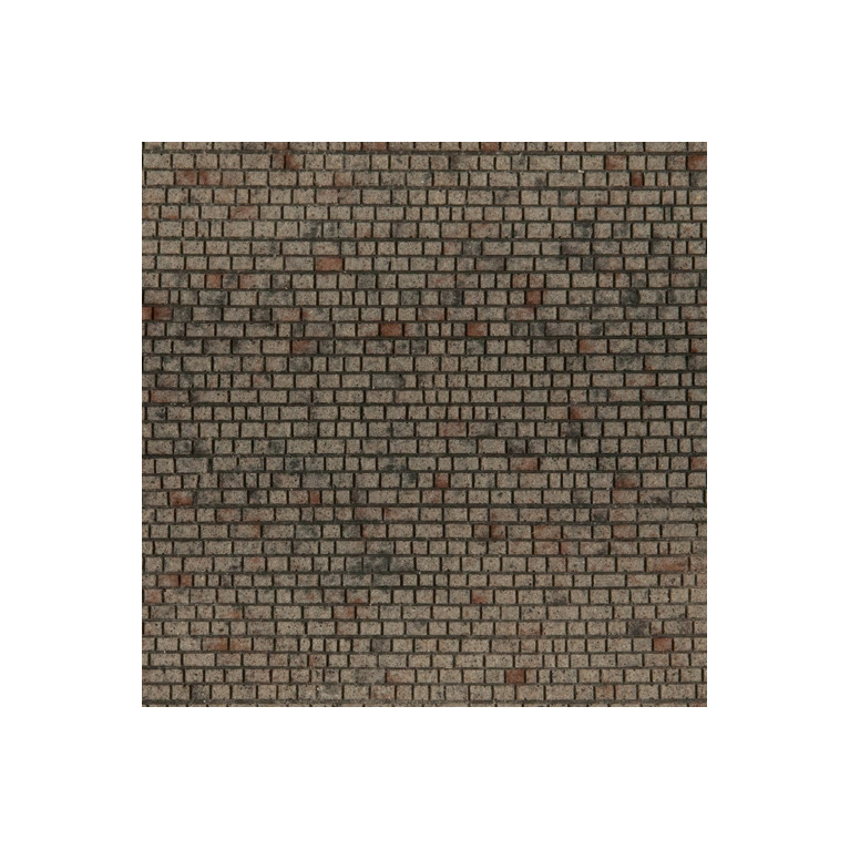 Feuille Structure 3D "Tuiles" - HO 1/87-NOCH 60350