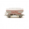 Wagon céréalier MONFER Ep IV-HO 1/87-REE WB633