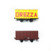 2 Wagons Couverts CFC Rouge UIC / OREZZA-HOm 1/87-REE VM011