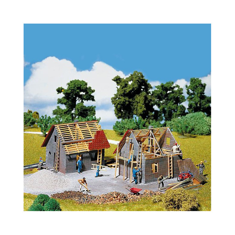 MAISON en construction HO FALLER 130246 modelisme ferroviaire  neuf FALLER