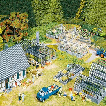 Exploitation horticole HO FALLER 130253 modelisme ferroviaire diorama neuf FALLER