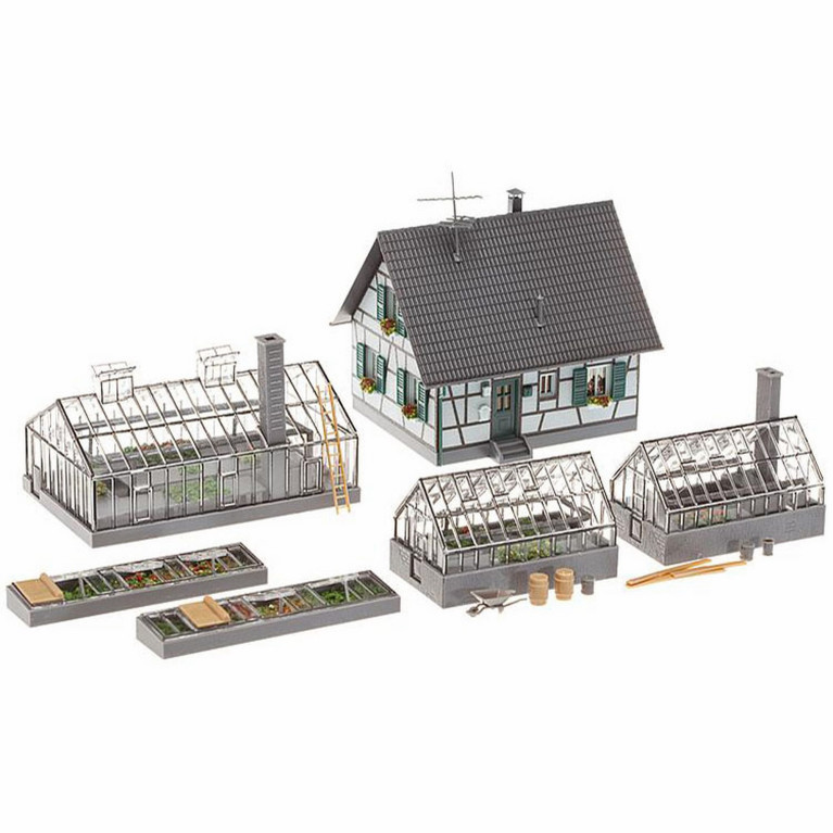 Exploitation horticole HO FALLER 130253 modelisme ferroviaire diorama neuf FALLER
