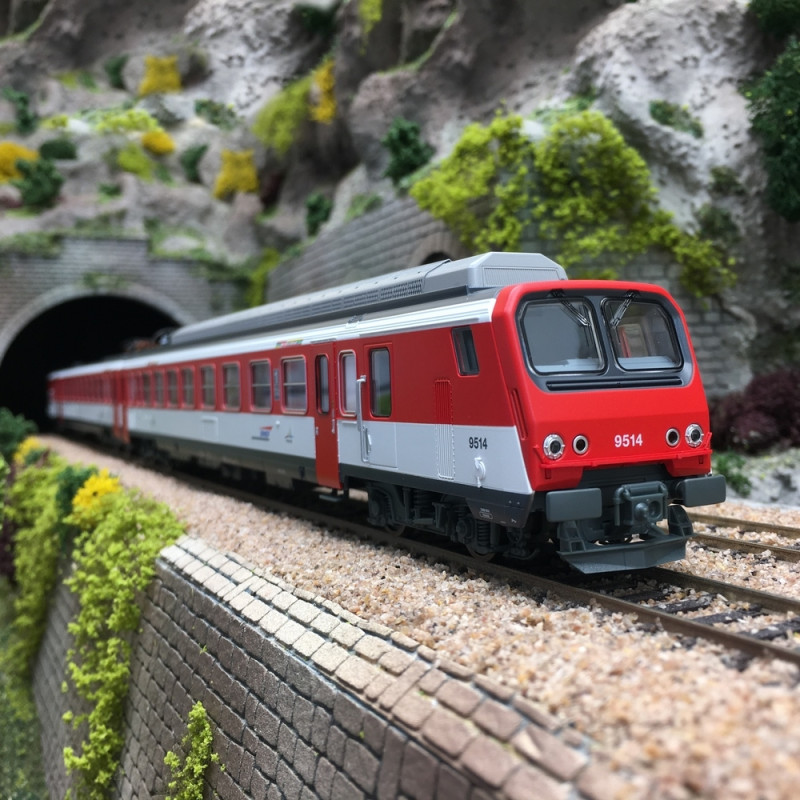 Automotrice Z2 Z9514 Rhône Alpes SNCF Ep V-HO 1/87-PIKO 96427