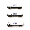 3 Wagons TP FRIGO Reconstruits SNCF STEF Ep III-HO 1/87-REE WB586