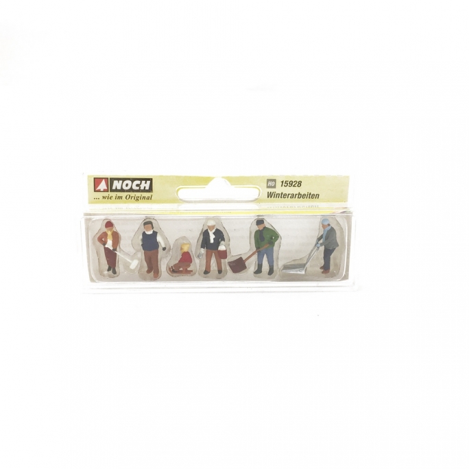 6 Personnages d'hiver-HO-1/87-NOCH 15928