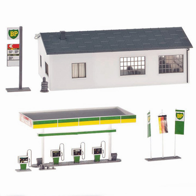Station service HO FALLER 130345 modelisme ferroviaire diorama neuf FALLER