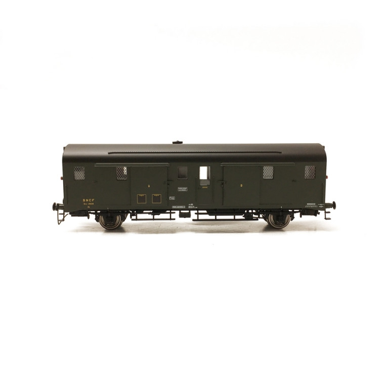 Fourgon DEV 52 Porte Lanterne Moderne S-O SNCF Ep III-HO 1/87-REE VB340