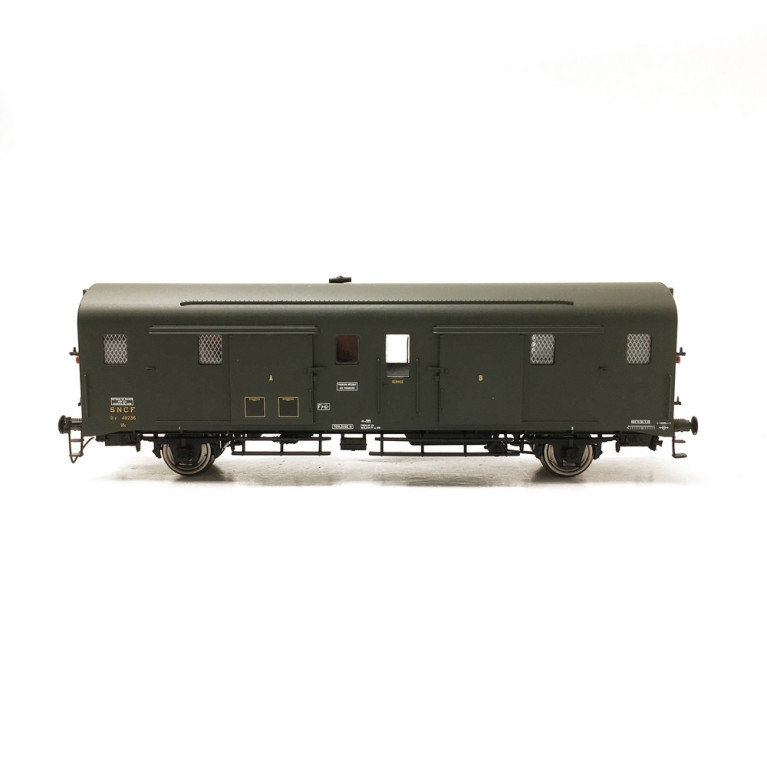 Fourgon DEV 52 Porte Lanterne Ancien S-O SNCF Ep III-HO 1/87-REE VB338