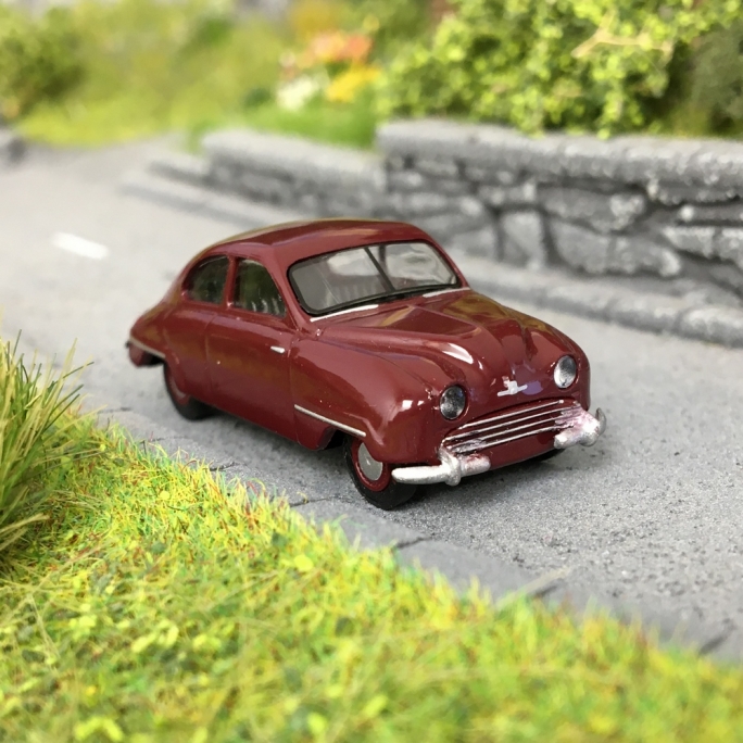 SAAB 92 Bordeaux - HO 1/87 - BREKINA 28600